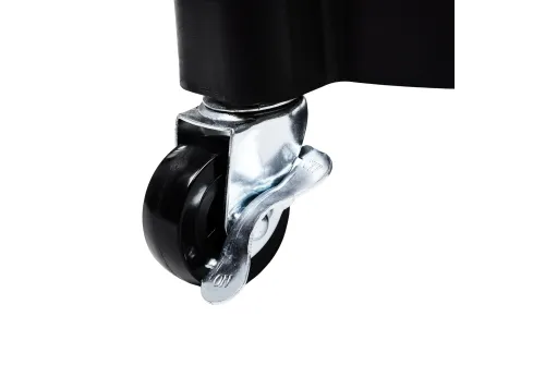 FX PROTECT Bucket Dolly svart transportvagn för detailinghinkar med 5 hjul och låsbromsar