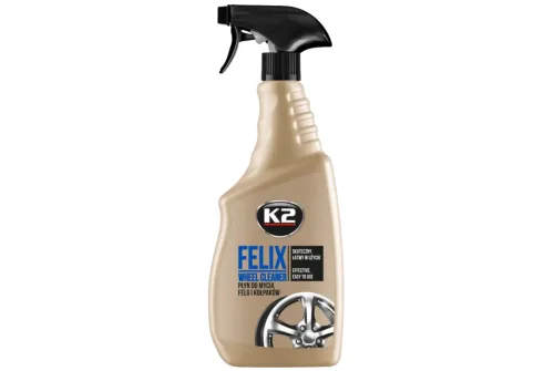 K2 Felix acid-free wheel cleaner 750ml spray bottle for aluminium and chrome wheels