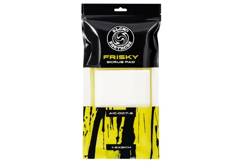 Two-sided Scrub Pad cleaning sponge 12x8cm in microfibre and cleaning fibre, 3-pack from Blend Brothers