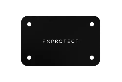 FX PROTECT Bucket Bridge stålkoppling för hinkvagnar, matt svart, 15x24 cm