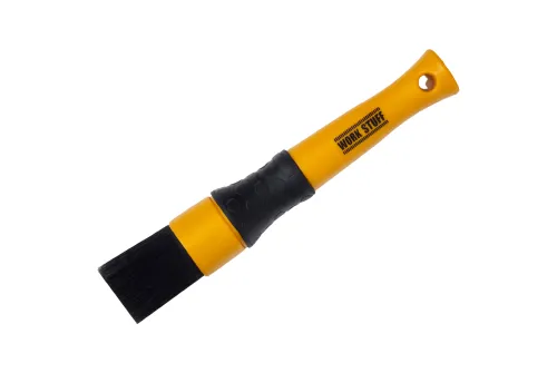 WORK STUFF Detail Brush 22 mm with Ultra Grip handle for precise cleaning of vehicle details and seams