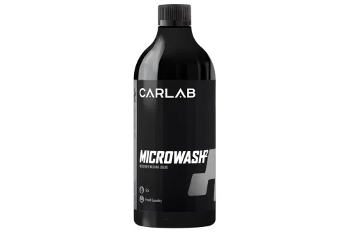 CarLab Microfiber Tvättmedel Koncentrat 750ml gelflaska för rengöring av microfiber-dukar och polerpaddar