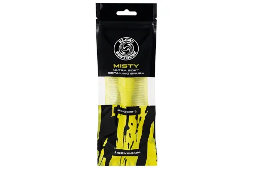 Yellow Blend Brothers detailing brush 165x26mm with ultra-soft bristles and ergonomic handle for sensitive surfaces