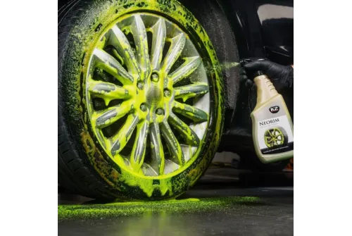 K2 Neorim Alkaline Wheel Cleaner 5L neon green formula for wheels and wheel arches