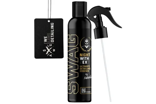 SWAG Night with NexT car air freshener 150ml bottle for men with WE LOVE DETAILING fragrance hanger