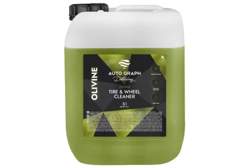 Auto Graph OLIVINE Wheel and Tyre Cleaner 5L alkaline cleaning product for professional vehicle care