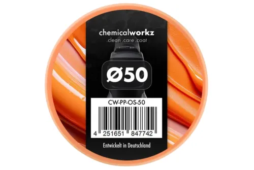 ChemicalWorkz Polerpad 50mm Orange Medium Cut foam pad för DA-polisher och rotary polisher
