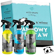 Car Care Kit Quick Detailer & Cleaning 3x750ml, Auto Graph