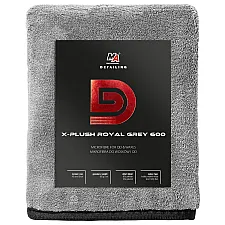 Microfibre Towel X-Plush Royal Grey 40x60 cm 600GSM Soft Absorbent Scratch-Resistant, MA