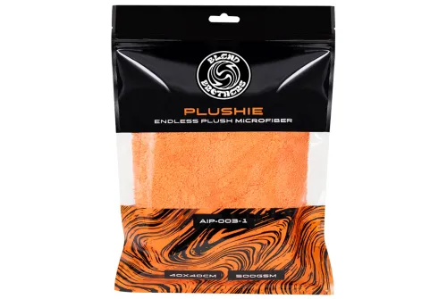 Orange Blend Brothers Microfibre Buffing Cloth 500 GSM ultra-soft for scratch-free buffing