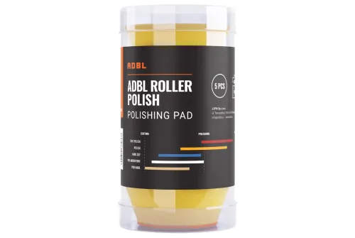 ADBL Roller Polish Pad Medium Yellow 30mm with diamond profile for DA polisher