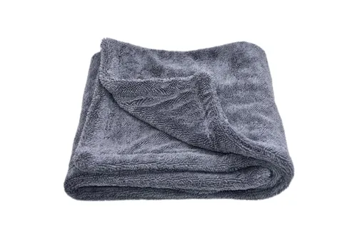 Grå Monster Shine torkhandduk 1100 GSM 90x60 cm med twist-mikrofiber för karosserivård