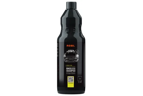 ADBL Rinseless Car Shampoo 1L bottle, low-foam waterless wash with natural waxes
