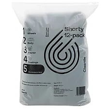 Microfibre Shorty 350gsm 40x40cm 12-Pack, Cleantle