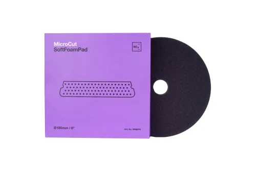 Koch Chemie Microcut Pad Violet Soft 150mm mjuk polerpad för finpolering och borttagning av hologram