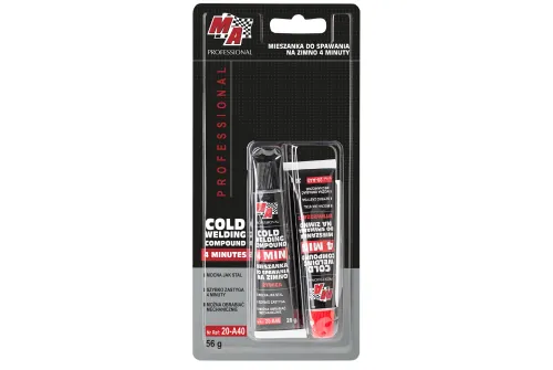 Amtra Kallsvets Epoxikit 56ml snabbhärdande tvåkomponents epoxisystem för metallreparation