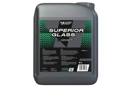 Ultracoat Glasrengöring Vattenavvisande Citron 5L flaska för professionell bilrutsvård