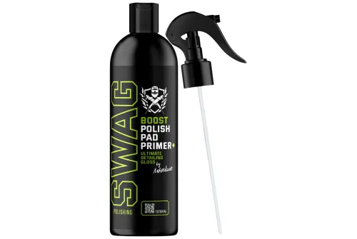 SWAG Detailing Cosmetics Polerpad Primer 500ml flaska för förbehandling av polerpads