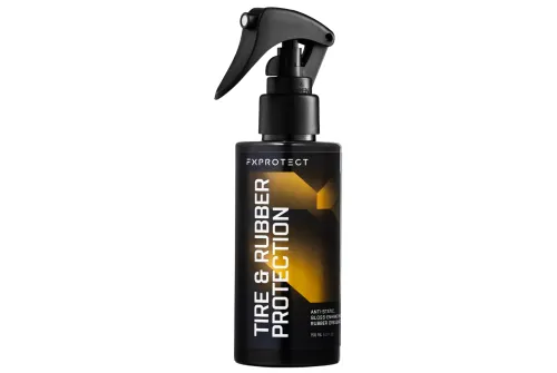 FX PROTECT Däckglans Satinfinish 150ml flaska för professionell gummivård och däckskydd
