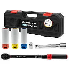 Torque Wrench 20–220 Nm with Sockets, ChemicalWorkz New