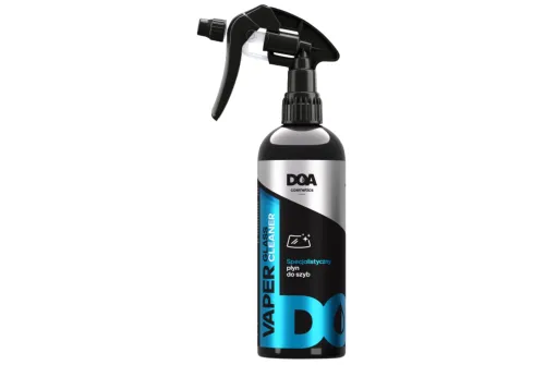 DOA Vaper Glass Cleaner 500ml sprayflaska för rengöring av bilrutor från e-cigarettbeläggningar