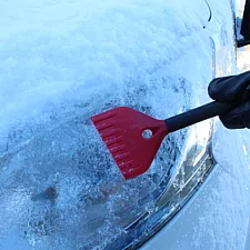 Snöborste med Isskrapa 490 mm Rostfri, Vikan