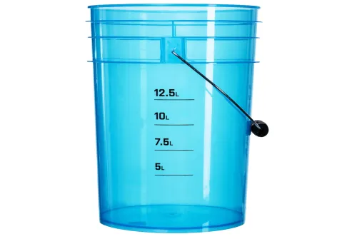 FX PROTECT Tvätthink 20L transparent blå med ergonomiskt handtag för detailing