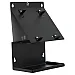 Svart väggkrok för batteriladdare och batterier WLB från Poka Premium, 32cm höjd, förzinkad stål