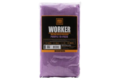 WORK STUFF Microfiber Duk 40x40 cm 320 gsm med sömlösa kanter för detailing och lackvård