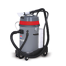 Professionell dubbelmotor extraktionsmattrengörare 80L polypropylen tank, BIEMMEDUE EX80 P