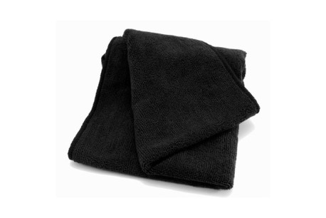 Black Monster Shine Microfibre Cloth Allround 40x40cm for Buffing wax and dressings