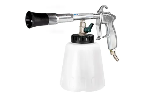 Cleaning gun with 1 litre container, rotating metal nozzle and adjustable spray pattern, BenBow PRO