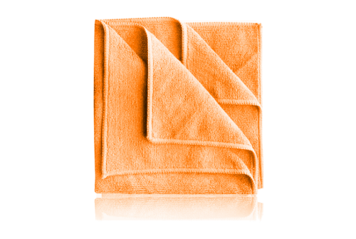 Monster Shine Microfibre Allround orange cloth 40x40 cm for buffing wax and dressing