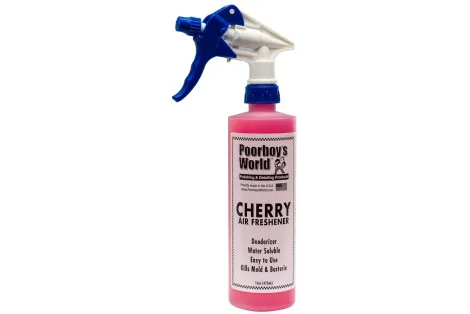 Poorboys World Cherry - skuteczny neutralizator i odświeżacz Wiśnia 473ml