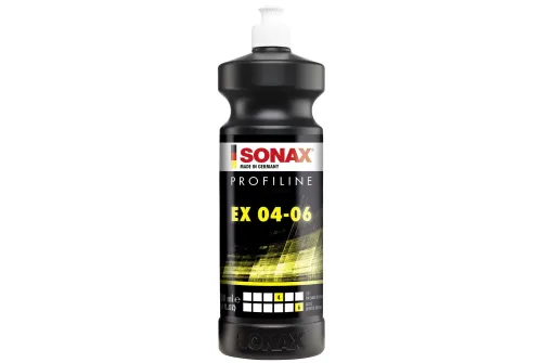 Sonax Profiline EX 04-06 Polish 1000ml för orbitalmaskin, effektiv reporborttagning och hologramfri finish