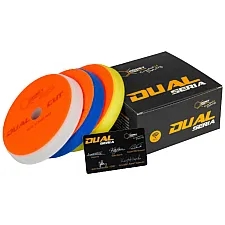 DUAL Set Box Polerpads 125/140mm 3-pack, Honey Combination