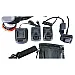 Evoxa Cordless Dual Action Polisher 21mm with 20V battery and 125mm backing plate