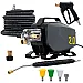 Active Pressure Washer 115 BAR with 5-piston pump, 12-metre hose, and standard accessories kit