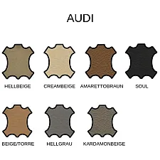 Lädertonande Set AUDI Hellbeige 3×50ml, Colourlock Lederzentrum