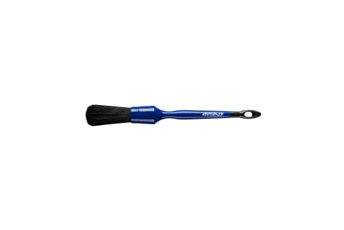 Black Deturner detailing brush 24mm with soft synthetic bristles for gentle car detailing