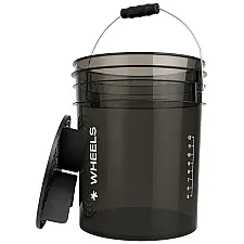 Detailing-Hink 20L Svart med Svart Separator för Fordonstvätt, BenBow