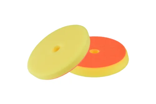 Gul Honey Combination Dual Finish-Pad 150/165mm ultramjuk för finishpolering och hologramavlägsning