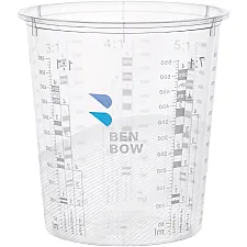 Lackeringsbägare med Blandningsskala 1370ml i Antistatisk PP-plast, BenBow