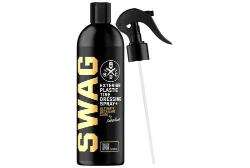 SWAG Exterior Plastic and Tire Dressing Spray 500ml bottle for car trim and tyre care