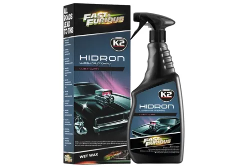 K2 Hidron Box vått vax och torkmedel sprayflaska 750ml för snabbglans på billack