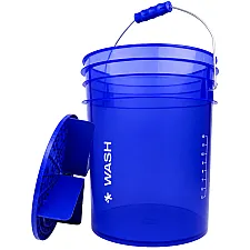 Detailinghink 20L Blå med Blå Separator och Platt Botten, BenBow