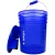 Detailinghink 20L Blå med Blå Separator och Platt Botten, BenBow
