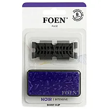 Car Air Freshener with Coffee & White Flowers, Foen Pulse Noir