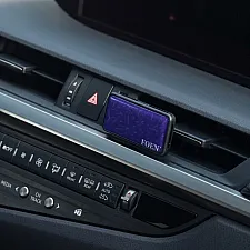 Car Air Freshener with Coffee & White Flowers, Foen Pulse Noir