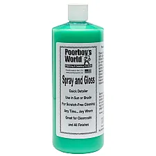 Quick Detailer Spray & Gloss 946ml, Poorboy's World